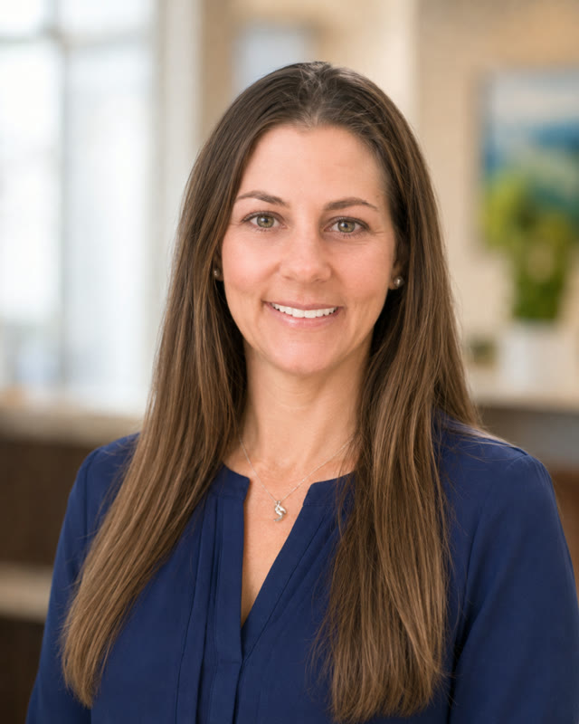 Portrait of Ashley Hale, front desk