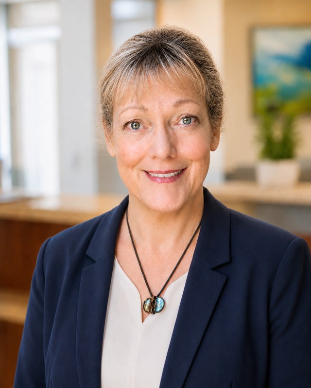 Portrait of Robin Uggowitzer, practice manager